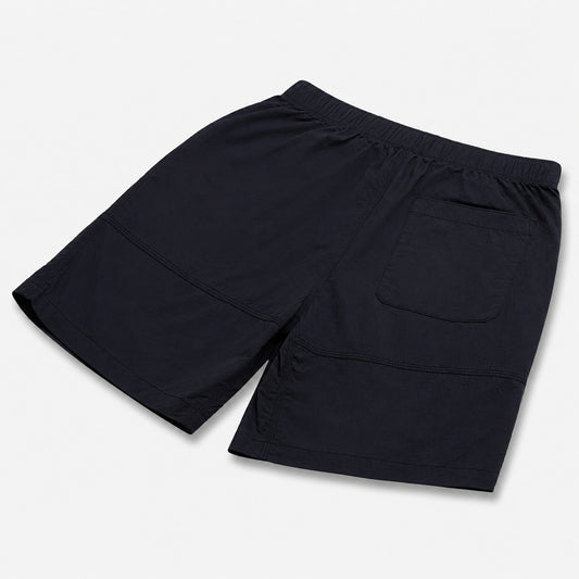 AlphaStyle Kayenta Walk Shorts in Black – Produktansicht der Rückseite mit aufgesetzter Gesäßtasche